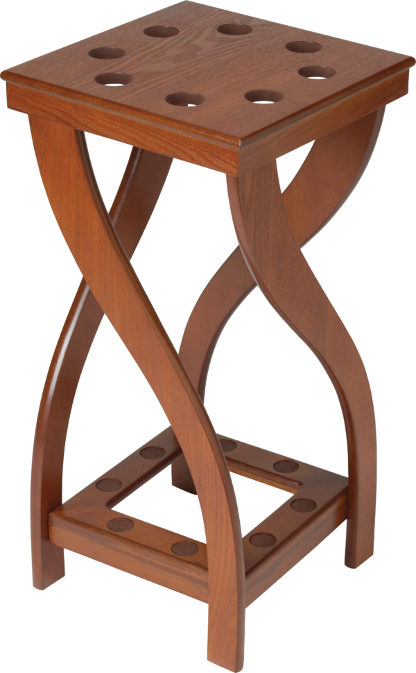 Twist 8 Cue Floor Rack - Honey Twist 8 Cue Floor Rack - Honey